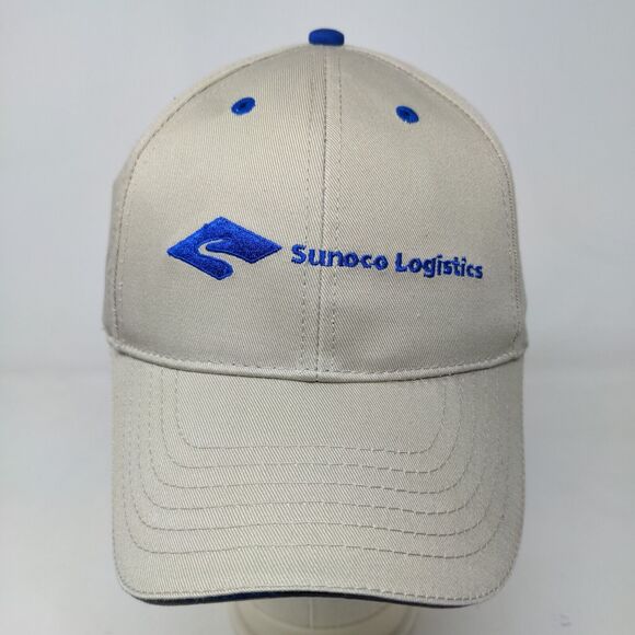 Sunoco Logistics Men's Slideback Hat Tan Size OSFA Embroidered Logo 100% Cotton - Picture 2 of 7